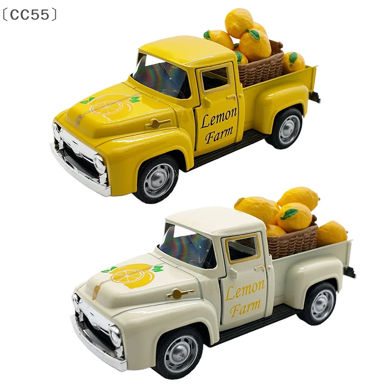 〔CC55〕Lemon Truck Decoration – Summer Lemon Car Decor, Fresh And Cute Lemon Car Ornament, Yellow Lemon Truck Decor