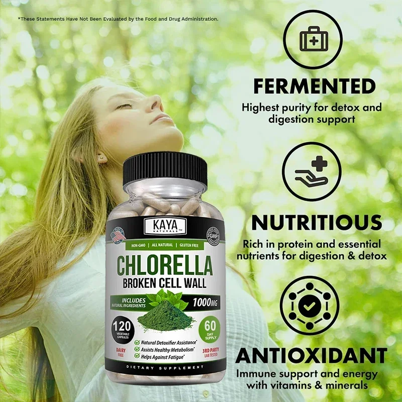 High-quality Broken Chlorella, Superfood, Detoxification, Free Radical Elimination