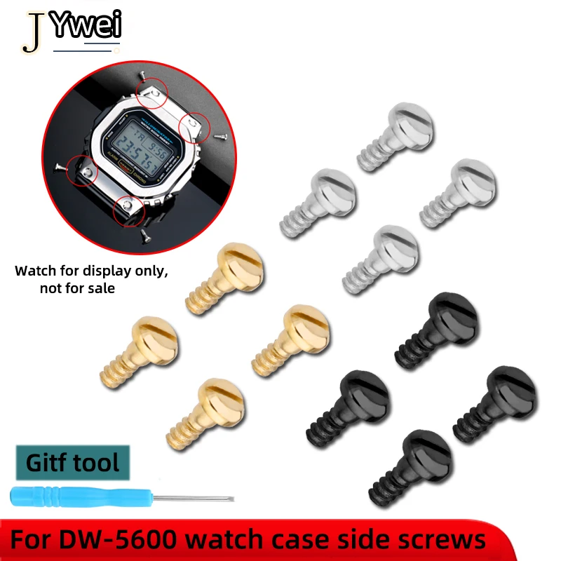 For Casio G-Shock DW-5600 DW5600 GM-5600 GW-B5600 GW-M5610 GA-2100 GA2100 Series Screw Strap Case Metal Nut Watch Side Screws