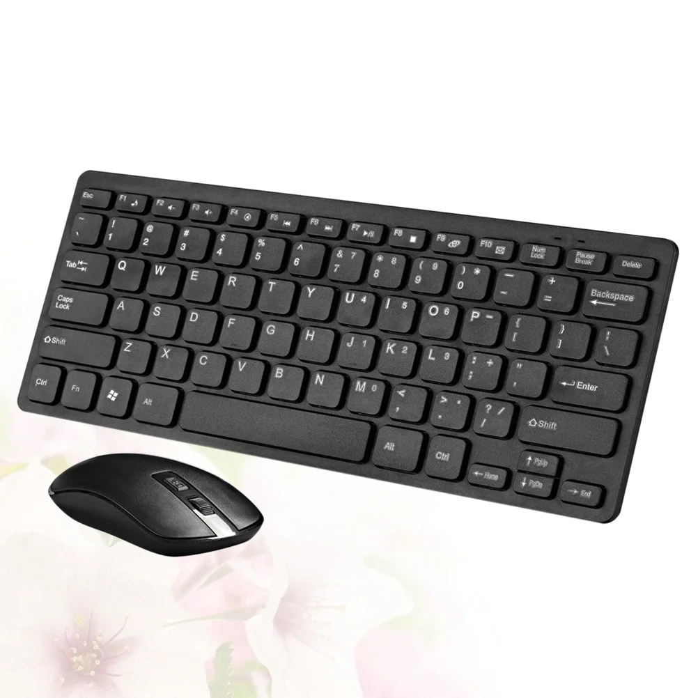 

2 .4G Wireless Keyboard Mouse Portable and 2.4G Computer Chocolate Office Tablet