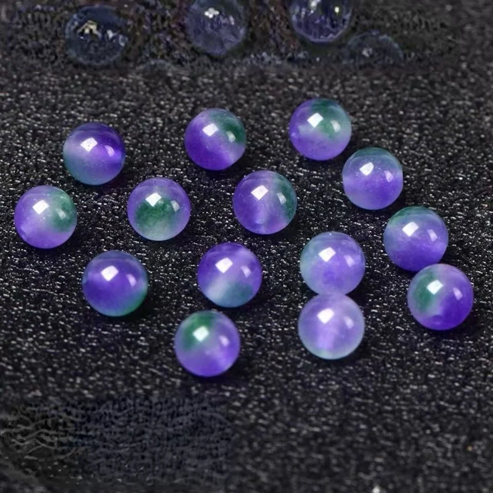 

Ice Purple Chrysoprase Loose Beads DIY Jewelry Accessories