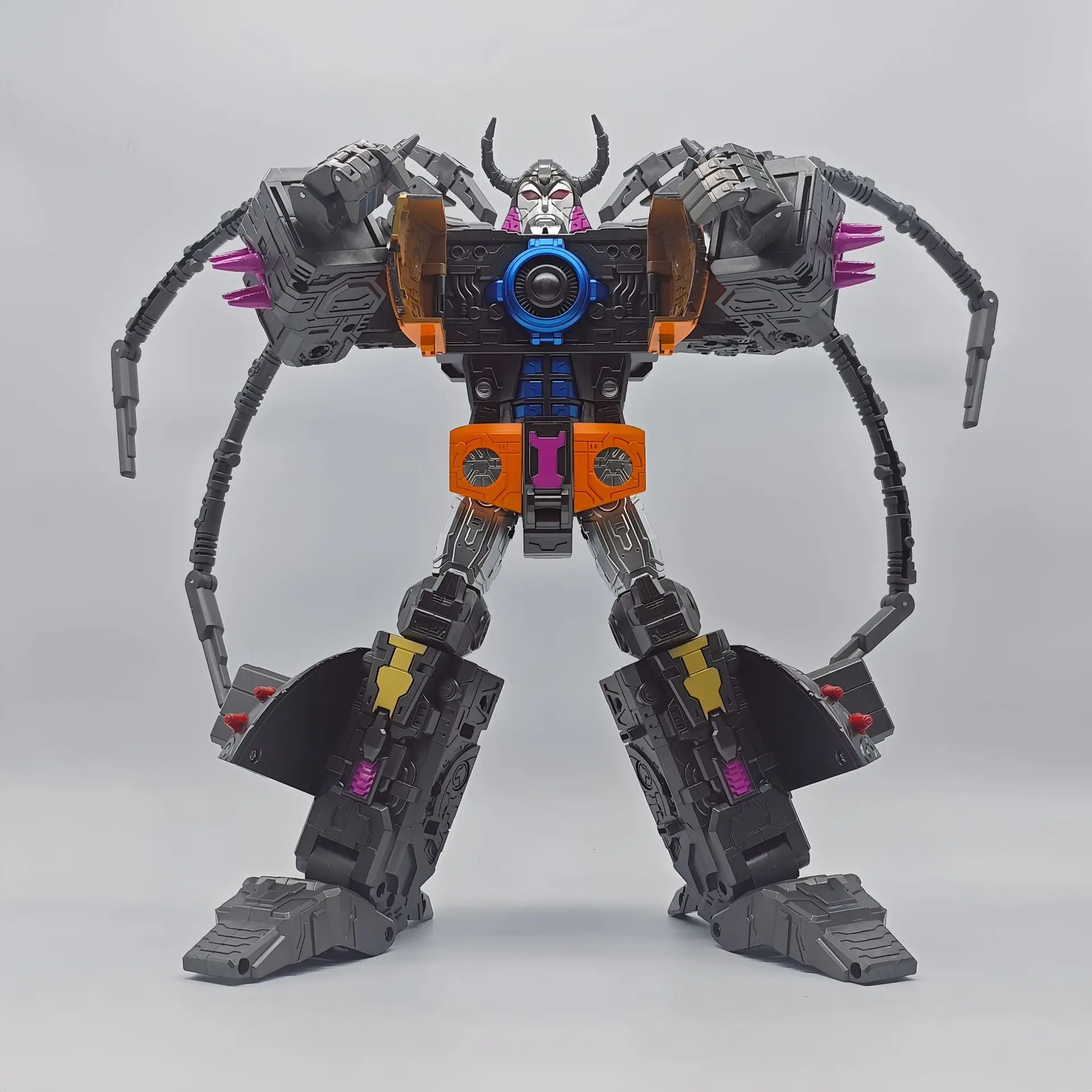 30cm Unicron Planet Transforming Robot Action Figure Cosmic Devourer Dark Unicron Deformable Planet Mode Collect Model Toy Gifts