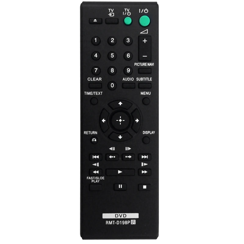 Replace RMT-D198P Remote Control For Sony DVD Player SR760 SR170 DVPSR170 DVPSR370 RMTD198P