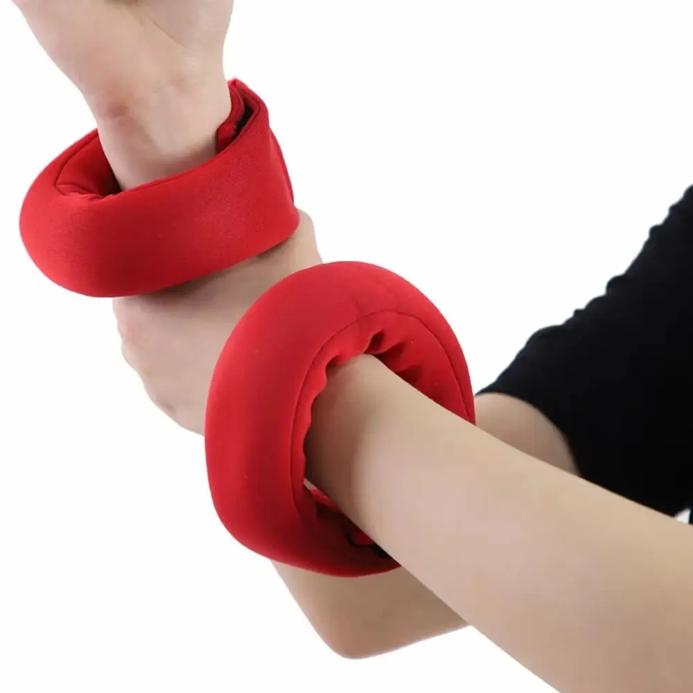 2Pcs 1LB Weight Ankle Weights Breathable Material Comfortable Design Wrist Weights Weight-Bearing Fitness Durable Construction