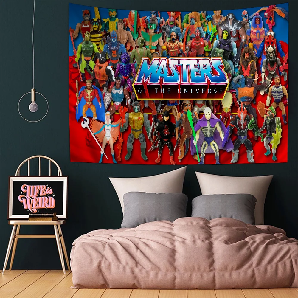 He Man Masters of The Universe Cartoon Tapestry Art Science Fiction Room Home Decor Art Home Decor