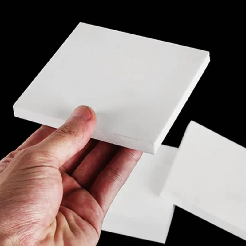 1~30mm Thickness PTFE Sheet PTFE Plate PTFE Board Block Polytef Plate Anti-Corrosion machining Model processing materials