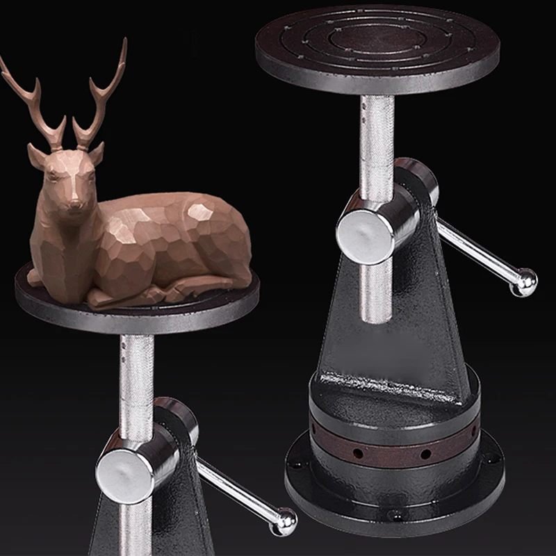 

360 ° Free Rotation Carving Turntable Carpenter Manual DIY Woodworking Tools Carving Table Is Stable and Durable