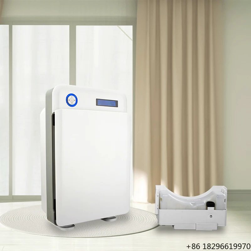 Room Air Purifier HEPA With Humidifier Water Tank Dust Smoke Removal
