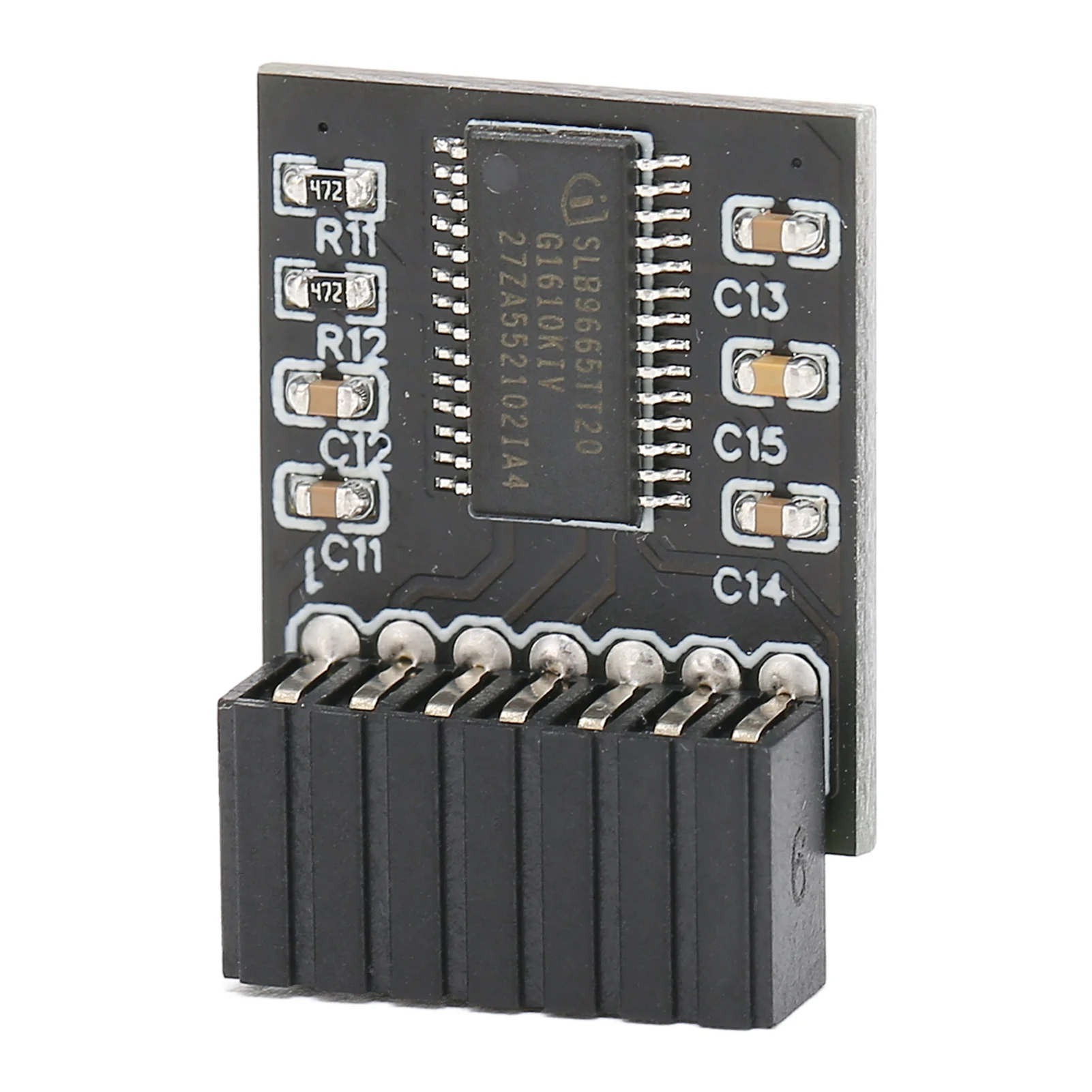 TPM 2.0 Encryption Security Module LPC Interface 14Pin PC Architecture PCB Material TPM Module System Components for Computers