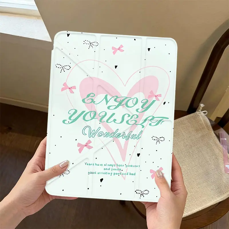 3+Y Fold Clear Acrylic Shell For iPad10.2 7/8/9th 4/5th 10.9 IPad Mini6 8.3 Pro 11 2024 iPad A16 2025 11th Air11/13inch