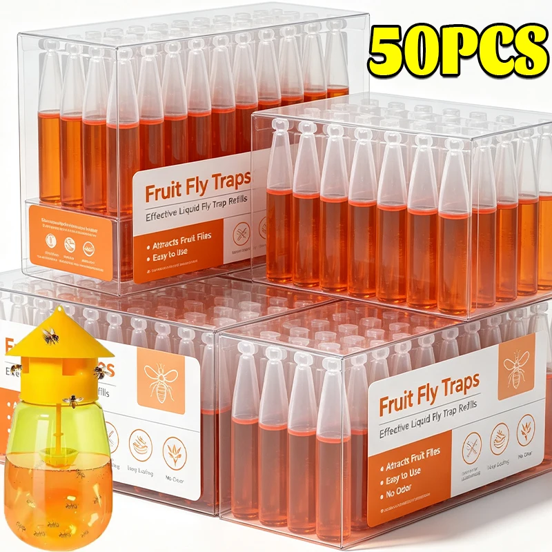 Piège liquide en gros pour moucherons, attractif pour Drosophila, attrape-guêpes, outils de lutte antiparasitaire pour jardins et vergers extérieurs
