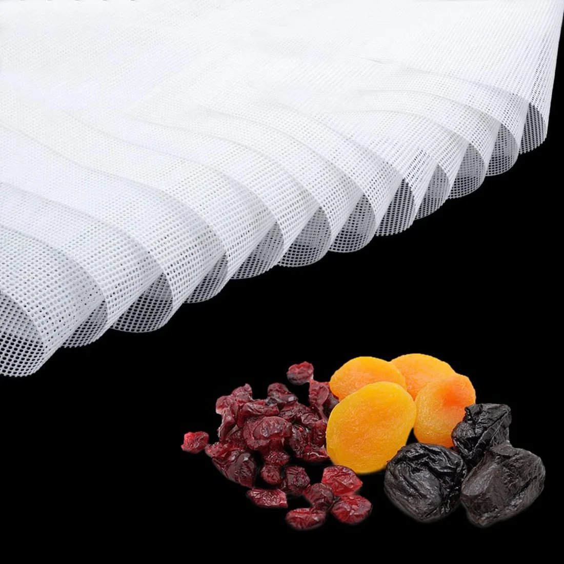 abbz食品乾燥機用脱水シート、10枚入り、29cm-x-37cm、シリコン製、フルーツ乾燥用マット、シリコン製乾燥シート