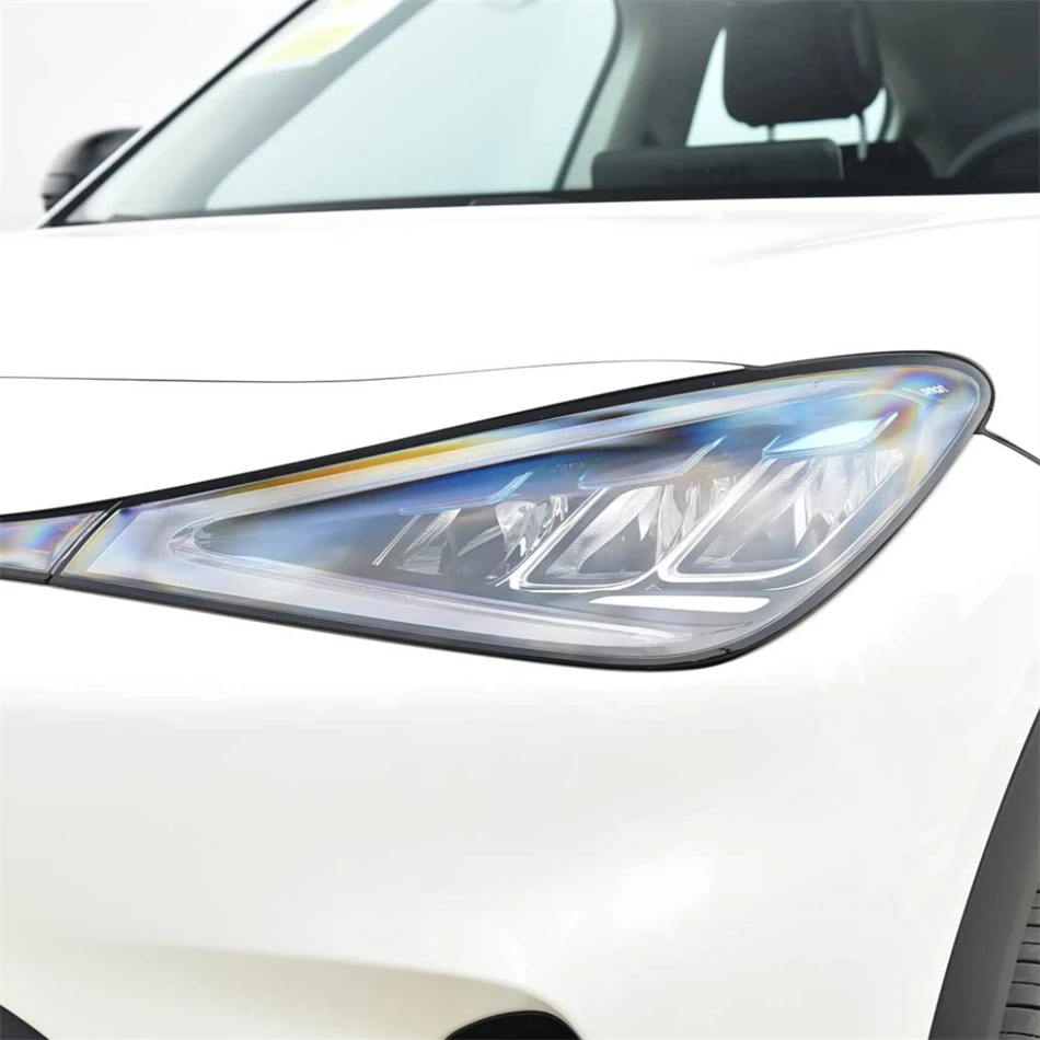 For Mercedes Benz Smart Spirit #1 2022 2023 Accessories For The Car Polycarbonate High Gloss Fully Transparent Headlights Glass