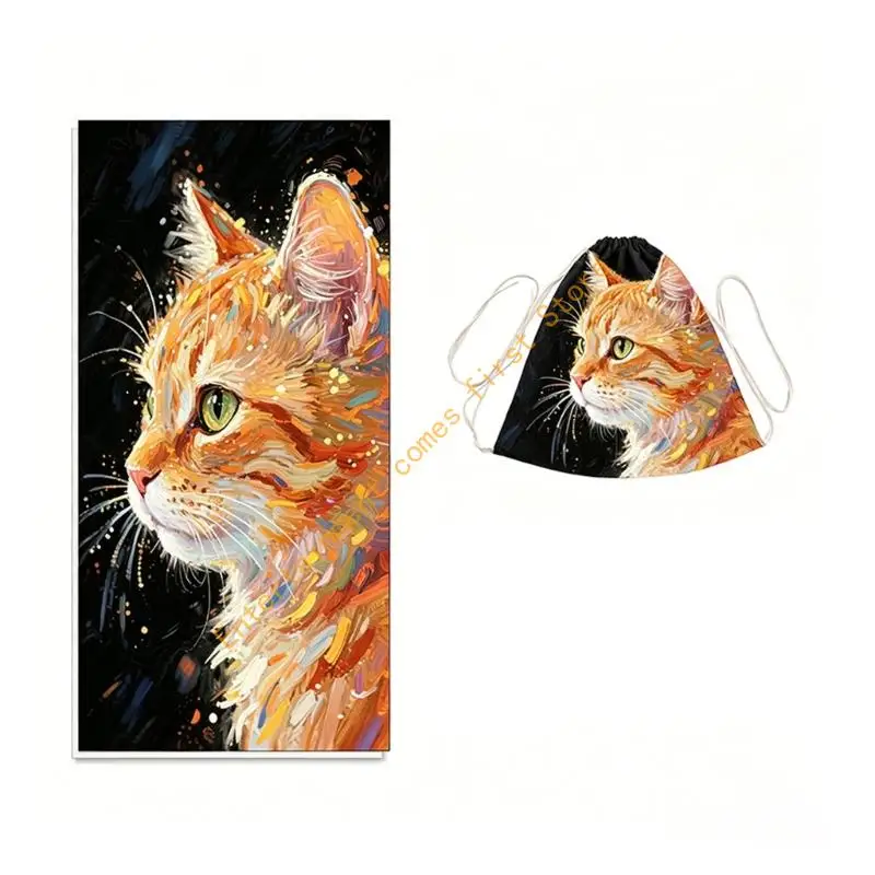Foldable Sand Proof Quick Dry Beach Towel Bag for Beach Camping Picnics Travel 55KD