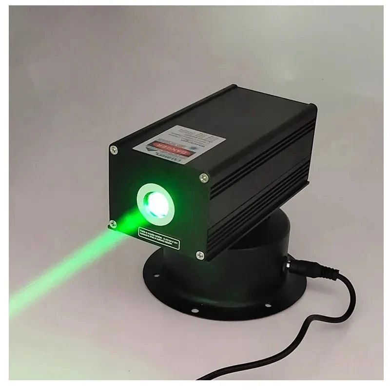 lampada verde do laser com balancando a cabeca feixe grosseiro reparo do passaro 532nm 200mw 01