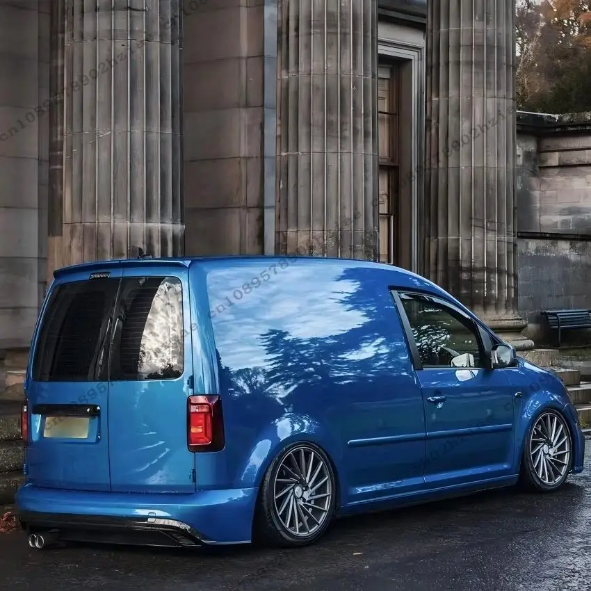 Two-piece Rear Roof Spoiler Wing For Volkswagen Caddy 2005-2018 Barn Doors Rear Trunk Spoiler Splitter Cap Tuning Accessories