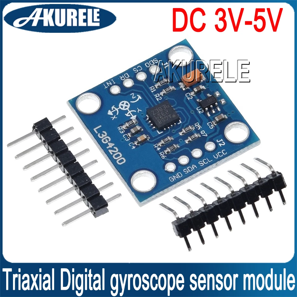 GY-50 L3G4200D Triaxial Digital gyroscope sensor module Angular velocity module Gyro Angular Velocity Sensor 3-Axis for Arduino