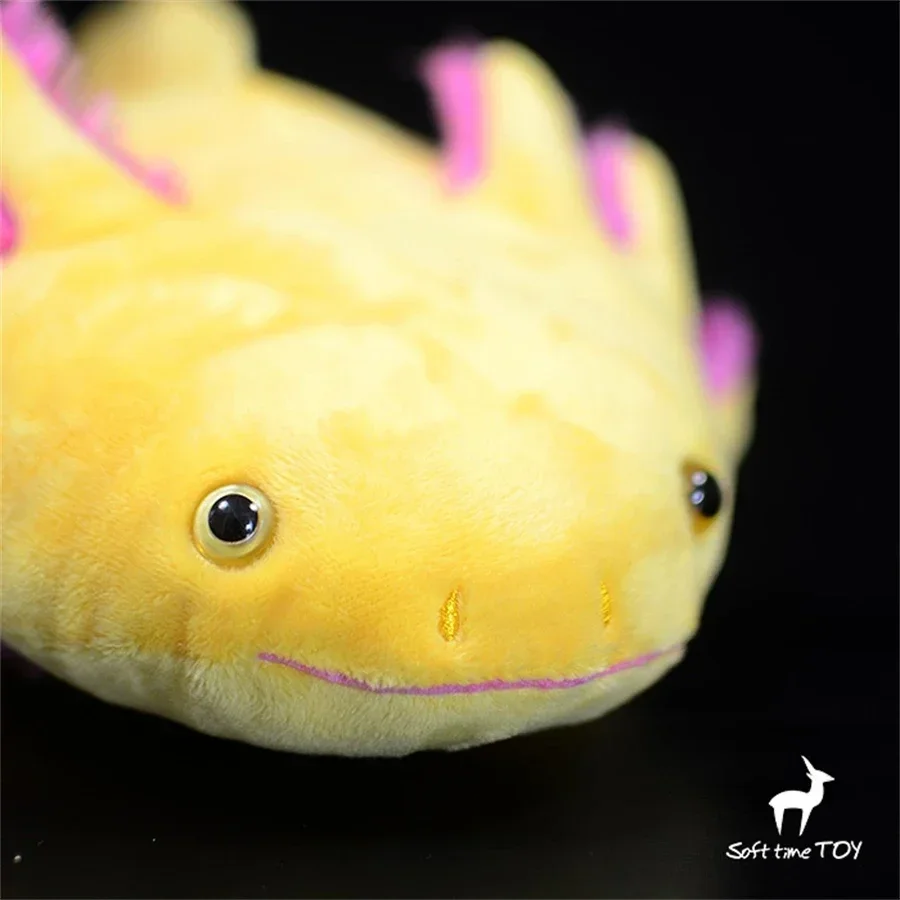 Axolotl Plush Toy High Fidelity Salamander Plushie Newt Peluche Lifelike Stuffed Animals Simulation Doll Kawai Toy Gifts For Kid