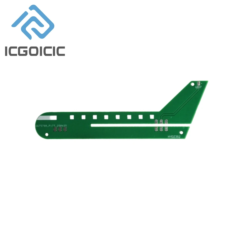 لتقوم بها بنفسك عدة إلكترونية طائرة صغيرة CD4017 تدفق مصباح لحام ممارسة مجموعة العلوم الإلكترونية وامض LED PCB #5