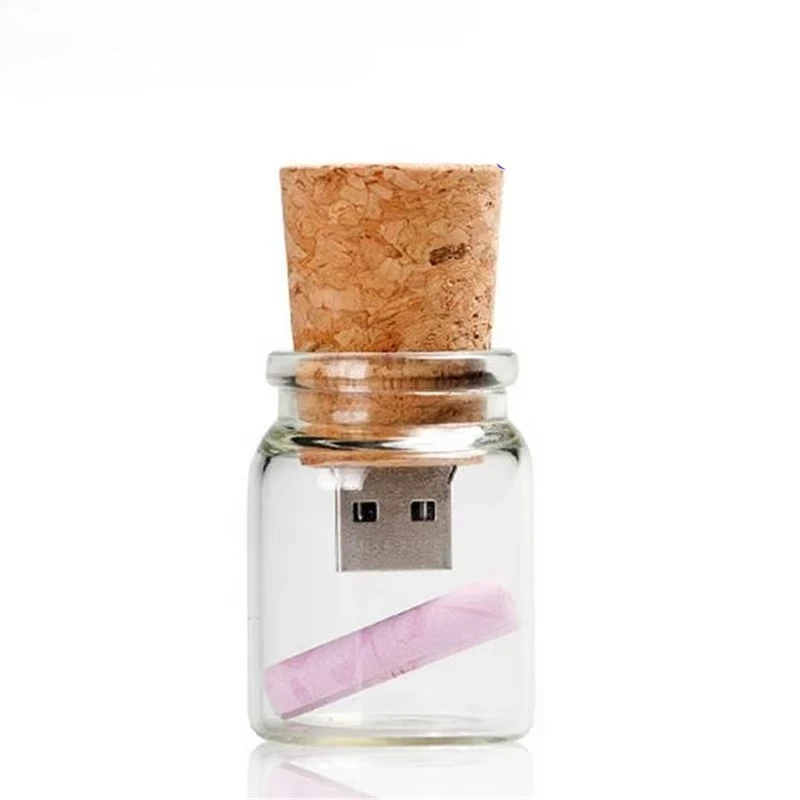 Công Suất Thực Trôi Bình USB 2.0 Ổ Đĩa Flash 4GB 8GB 16GB 32GB 64GB Miễn Phí Tùy Chỉnh LOGO Camera Bút Quà Tặng Đám Cưới Ổ Đĩa U