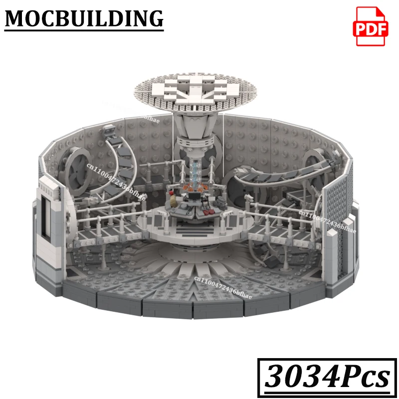 14th Time Machine Model Bricks Control Room Diorama MOCBUILDING Blocks Construction Toys Gift for Boys Girls