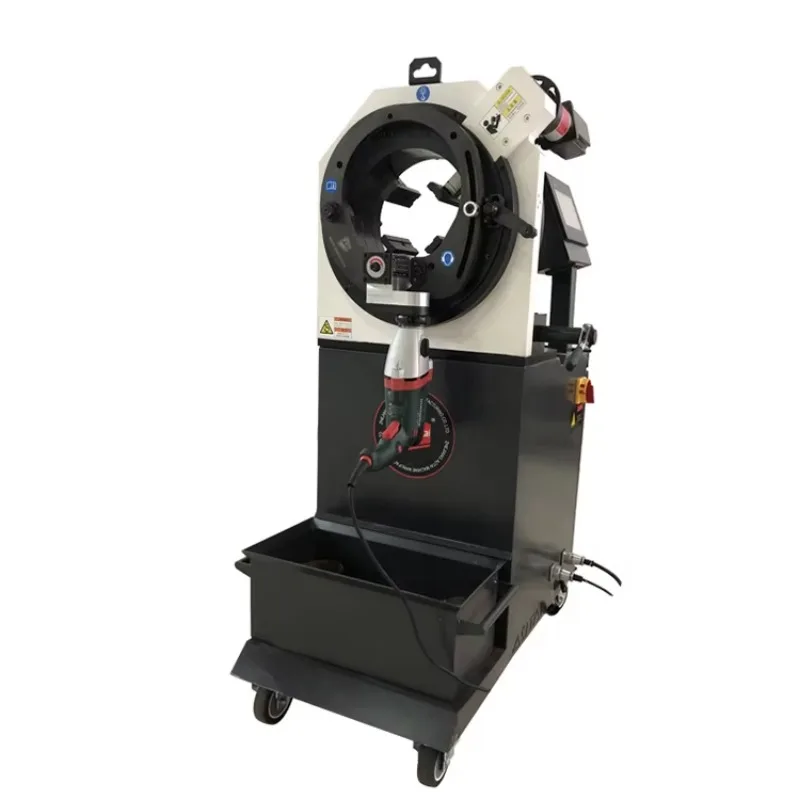 OSK-320 automatic rolling orbital metal pipe cold cutting machine sale