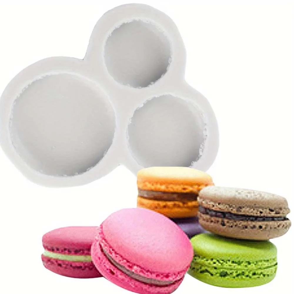Molde de Silicona para Macarons, Molde para Pastel de Fondant, Molde para Chocolate, Molde para Postres, Herramientas de Decoración de Pasteles, Moldes para Velas