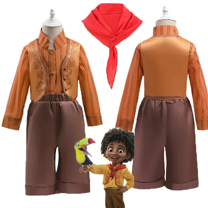 

КосплейCostume Encanto Cosplay pour enfants, ансамбль vêtements pour enfants, vêtements на день рождения