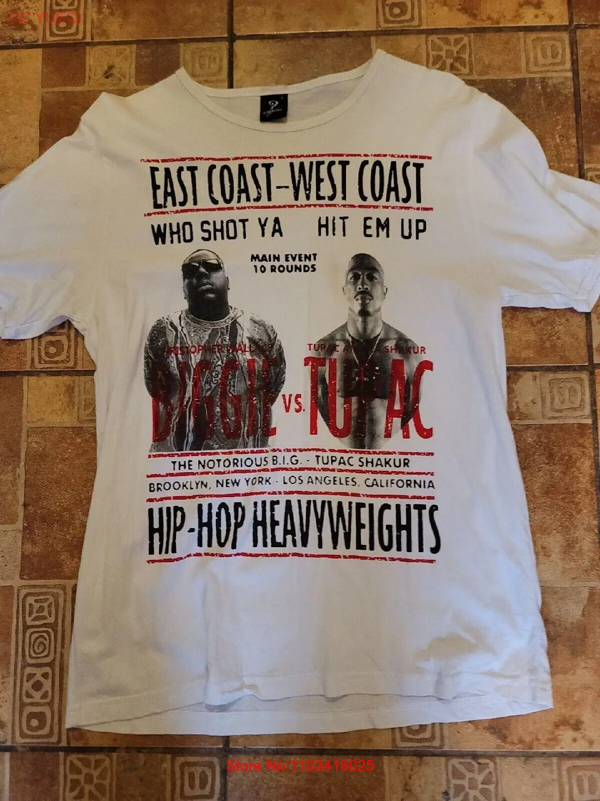 Рубашка с коротким рукавом для взрослых в стиле хип-хоп, восток и западное побережье