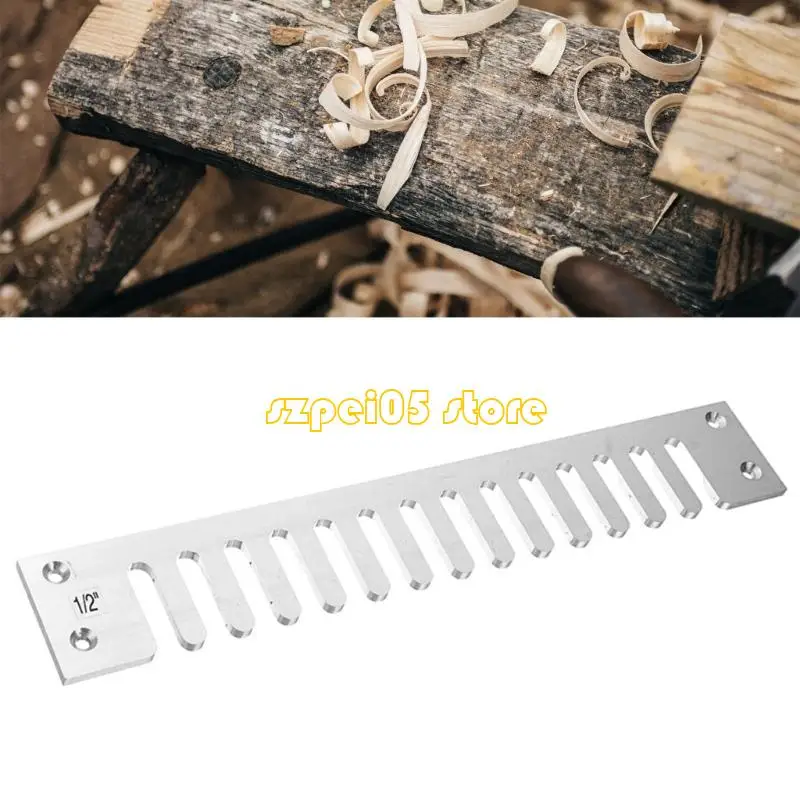 45be 1/2inch Dovetailテンプレートルーターテンプレート描画キット木工テンプレートキット