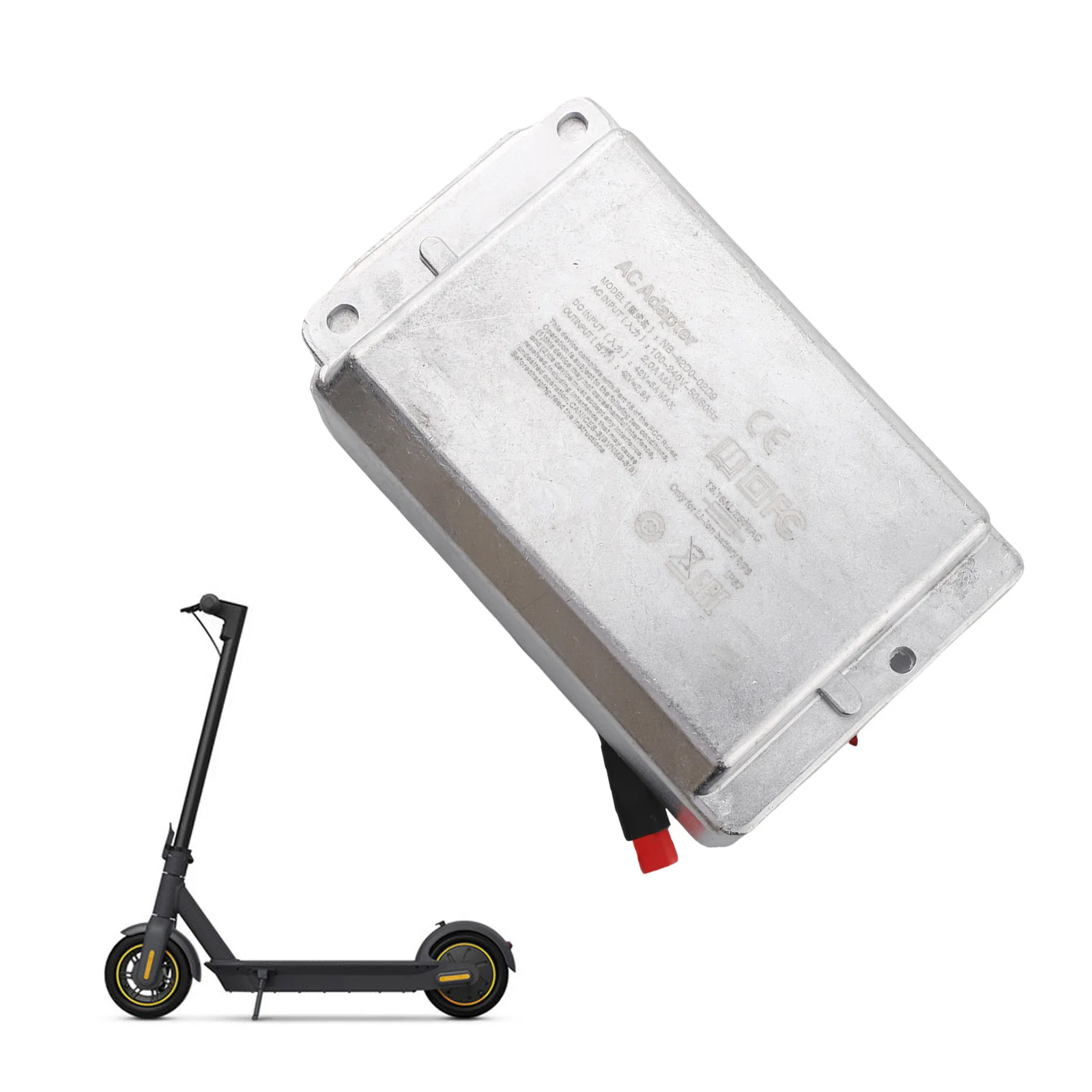 

Сменное зарядное устройство Зарядное устройство для электрического скутера Беспроблемная замена Быстрая перезарядка Компактное зарядное устройство для электрического скутера