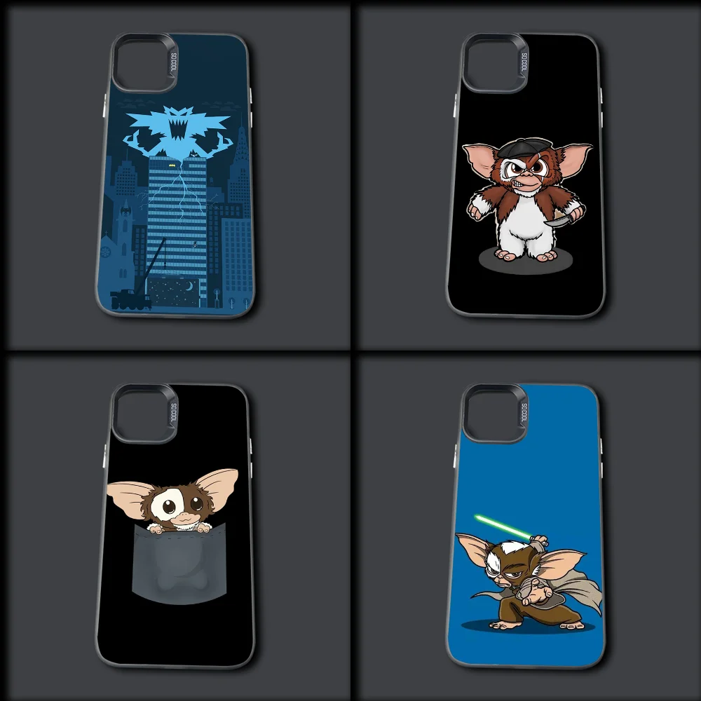 G-Gremlins Gizmo Phone Case For iPhone 16,15,14,13,12,11,Mini,Pro,MAX Gray Drop Matte Shockproof Soft Cover