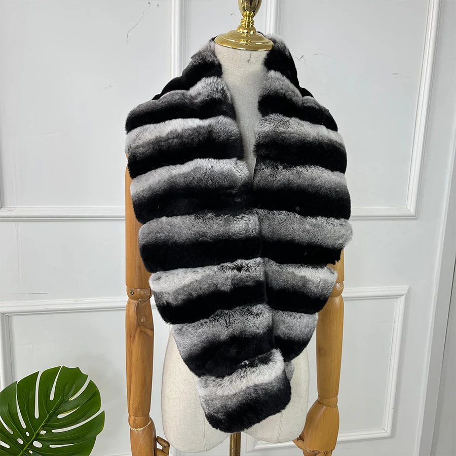 Natural Rex Rabbit Fur Collar Winter Women Best Selling Styles