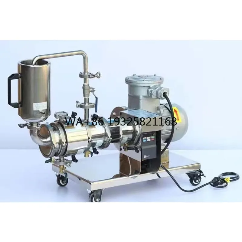 Horizontal Grinder 0.5L Sand Mill Small Wet Grinding Dispersion Machine Bead Mill Color Paste Processing Mill Mixing Agitator