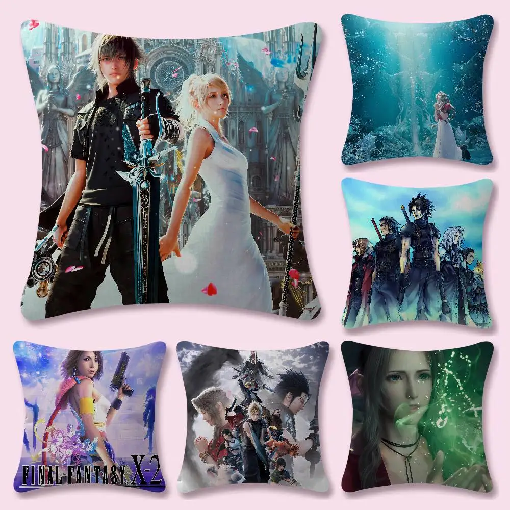 Games Final Fantasy XII Cushion Cover Soft Decorative Square Cushion Covers 45x45cm Pillowcases For Sofa Couch Bedroom