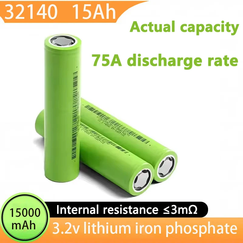 Neuer LiFePO4 32140 3,2 V 15 Ah Akku DIY 4 s 8 s 12 v 24 V Wechselrichter für die Montage von Elektrowerkzeugen zu Hause Energiespeicher Elektropaket