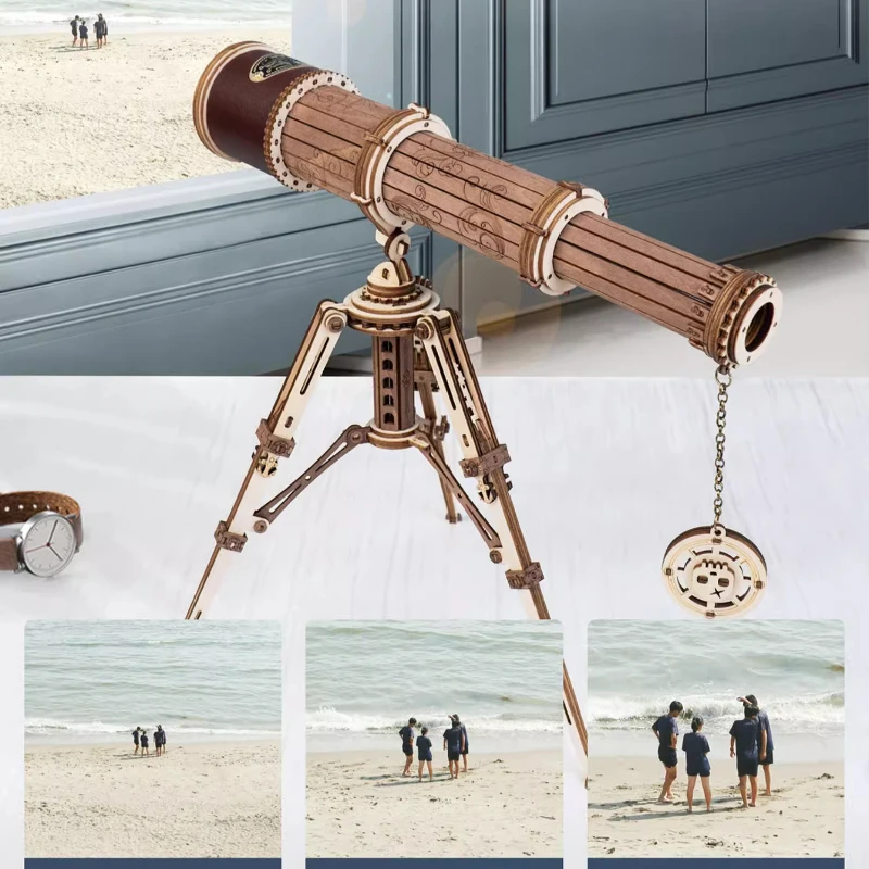 

Single telescope DIY handmade creative desktop ornament technology office desk modern simplicity