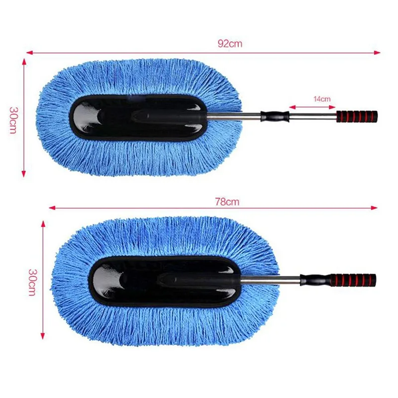 Car Special Mop Cleaning Mop Tweezers Soft Hair Retractable Water Long Handle Dust Removal Car Wash Brush