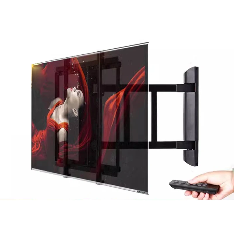 TV Wall Mount Bracket Articulating Arms Swivel Tilt Extension Rotation TV Monitor Stand Holder With Screws 32-75 Inch  Display