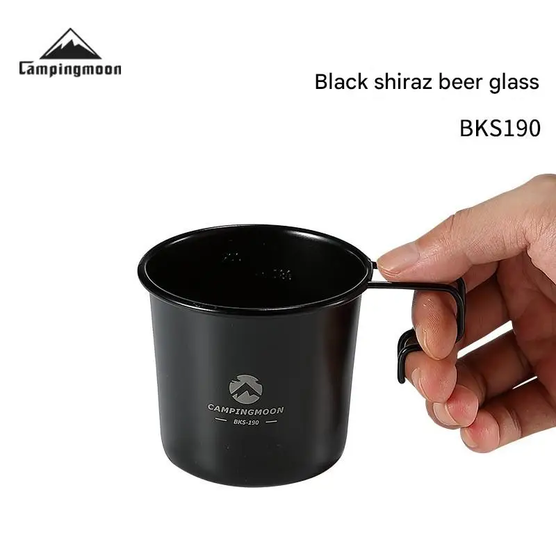 

Outdoor Camping Eco-Friendly Ultralight 304 Stainless Steel Cooking Hiking Coffee Mug Tableware Sierra Cup Handle Modern Design