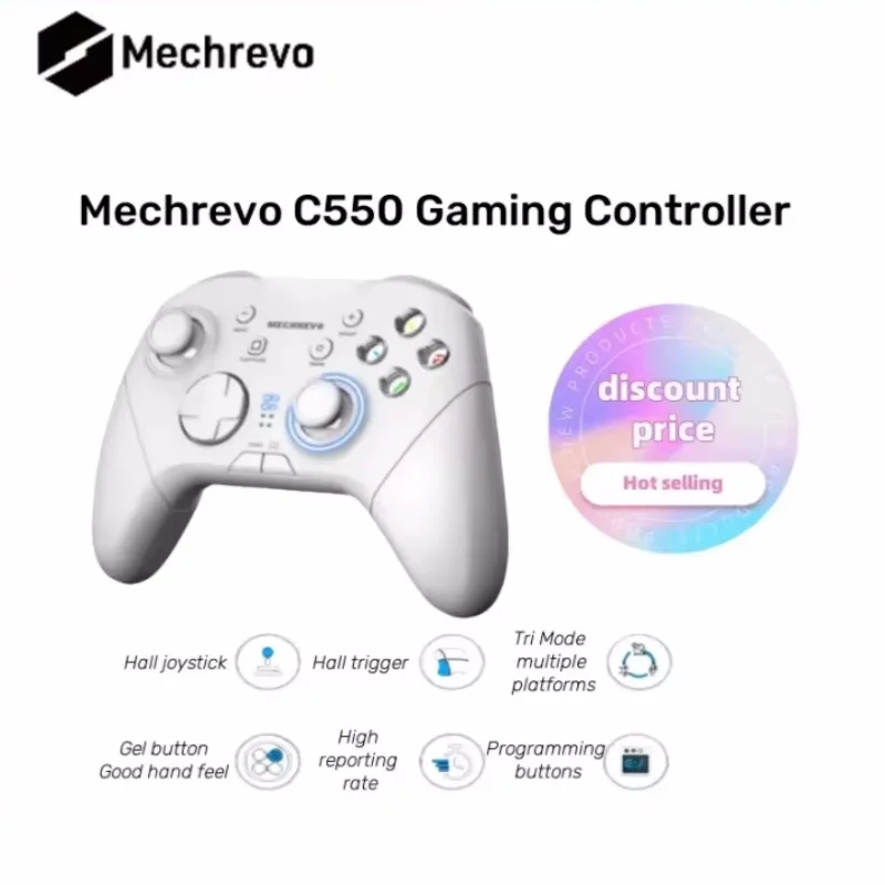 Gamepad Wireless Gaming Controller Mechrevo C550 Hall Trigger Joystick Mecha Tactile Buttons Switch Pc Android Ios