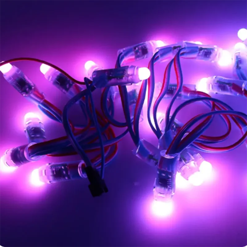 

DC5V 50 Pcs WS2811 IC RGB Pixel LED Module Light Full Color IP67 ,Wifi LED SPI Controller,5V 6A led power Supply Charger Adapter
