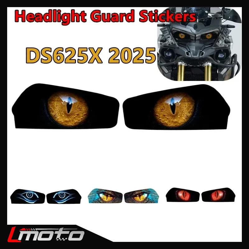 

For Voge DS625X DS625X 625 DSX 2025 Motorcycle Accessories Headlight protection stickers Protective Waterproof Headlamp Decals