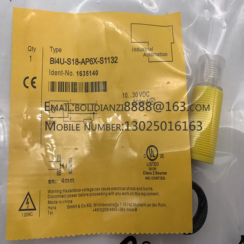 New proximity switch sensor BI4U-S18-AP6X/S1132 In stock