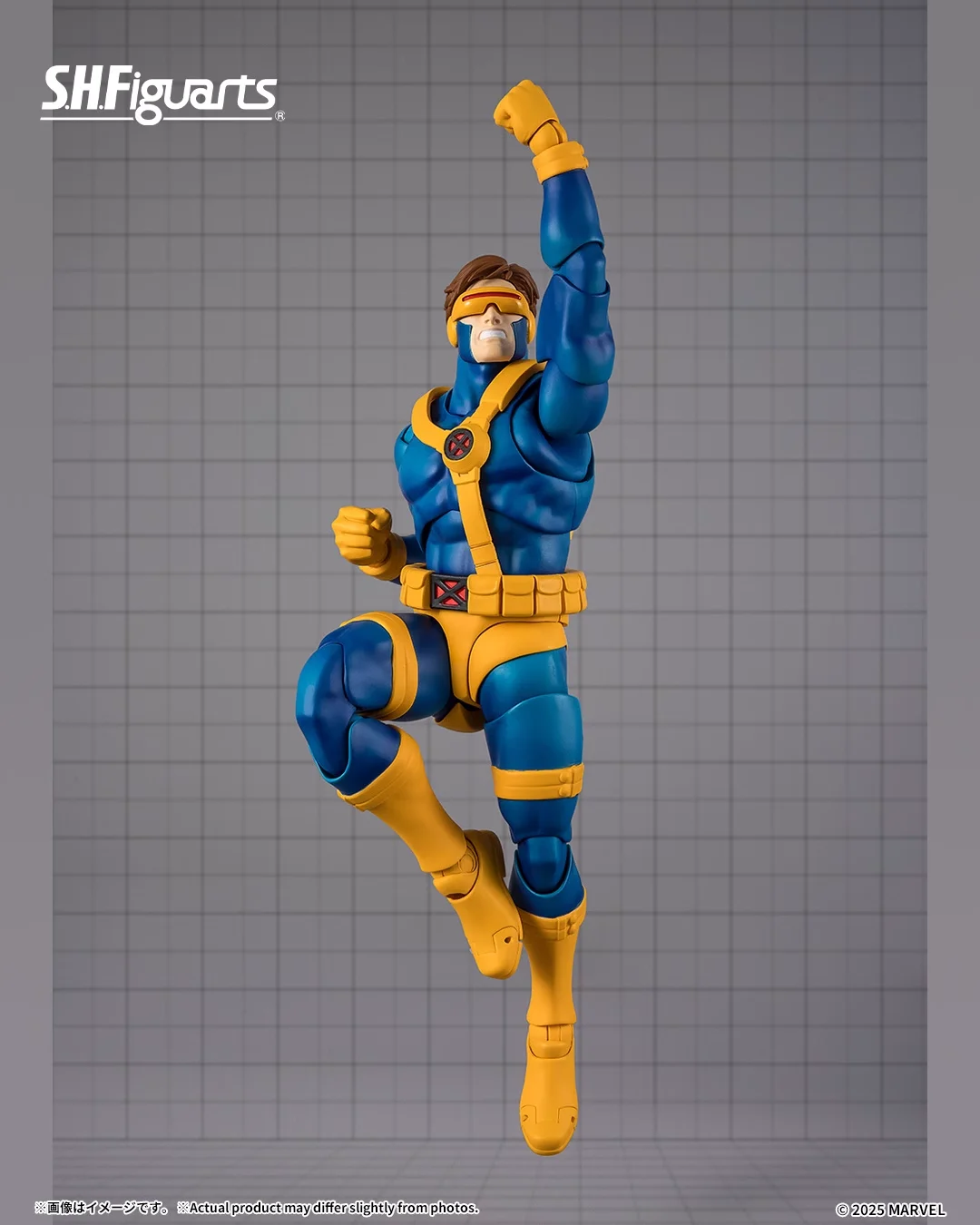 شخصيات الأكشن الأصلية S.H.Figuarts X-men Cyclops GAMERVERSE مجموعة ألعاب Shf Cyclops نماذج PVC شخصيات كرتونية متحركة #5