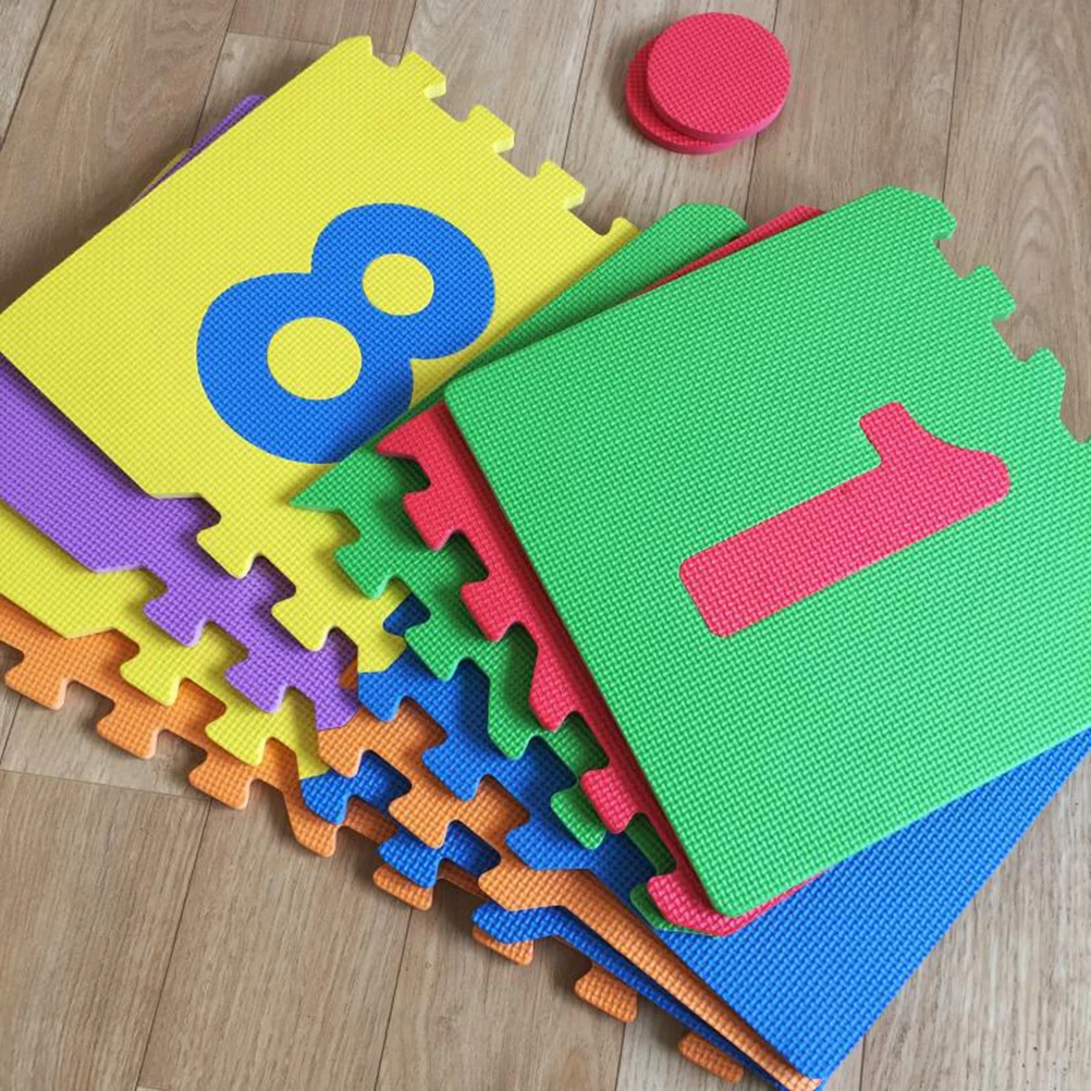 ZK20 Children Giant Hopscotch Mat Game Kids Soft EVA Foam Interlocking Tiles Indoor Outdoor Garden Family Game Toys
