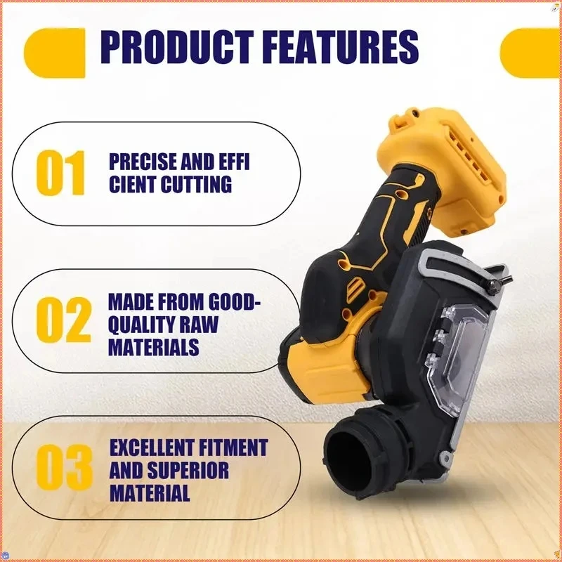 3 Inch Mini Angle Grinder  Cordless Electirc CUT OFF Tool Cutting Circular Saw Power Tool For Dewalt Battery