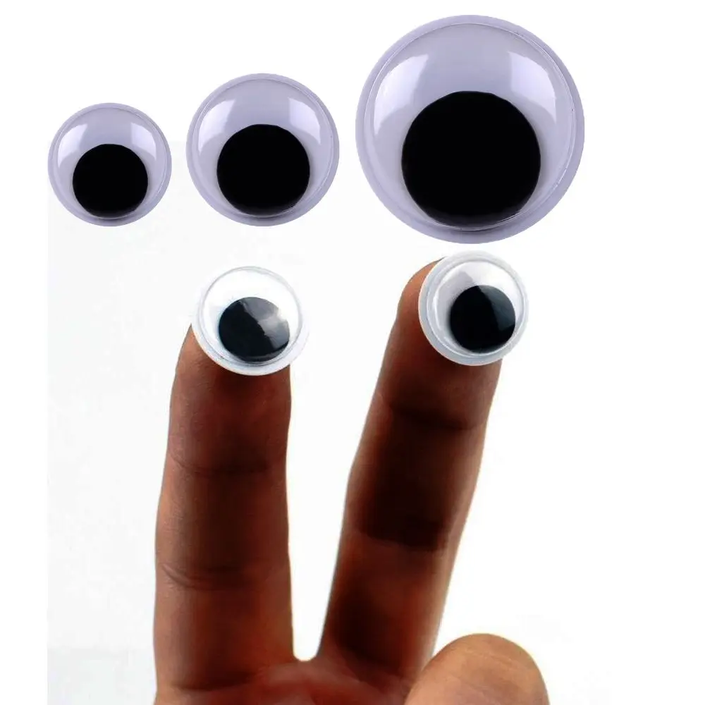 100PCS DIY Puppet Making Dinosaur Eyes Doll Not Self-adhesive Dolls Eye For Stuffed Toys Dolls Black Eyes Dolls Accessories
