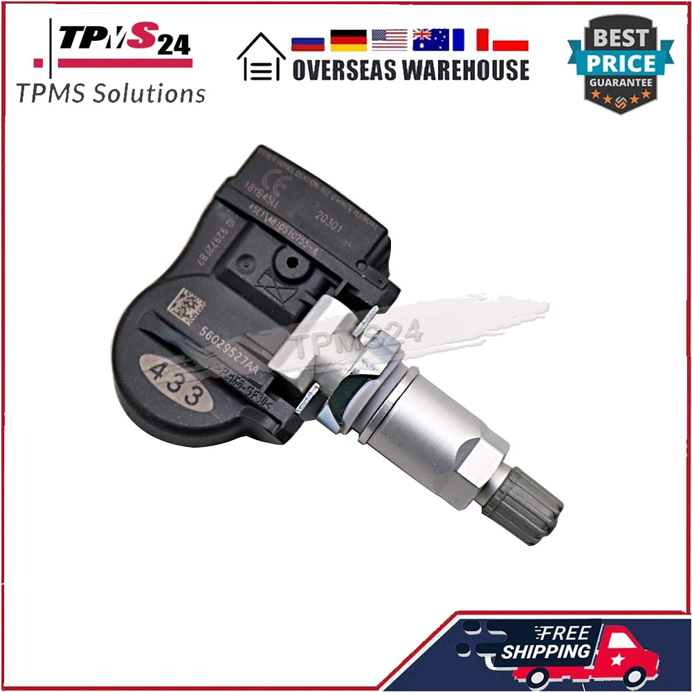 For CHRYSLER 300 SEBRING TOWN & COUNTRY DODGE CHARGER GRAND CARAVAN JOURNEY MAGNUM 433MHz TIRE AIR PRESSURE SENSOR 56029527AA