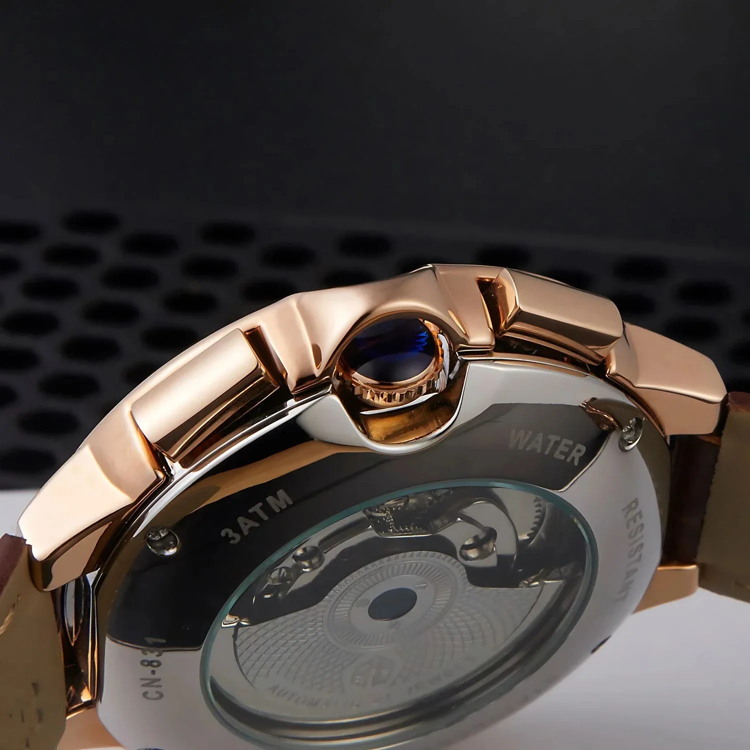 luxury man watch multifunctional moon phase tourbillon mechanical watch for Dropshipping